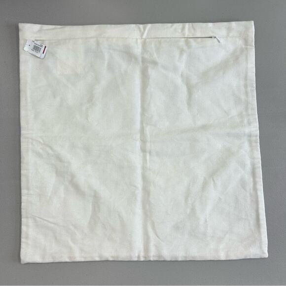 Pottery Barn Euro Pillow Cover Floral Tapestry Art in Pink  Blue Embroidered NEW - Picture 2 of 5